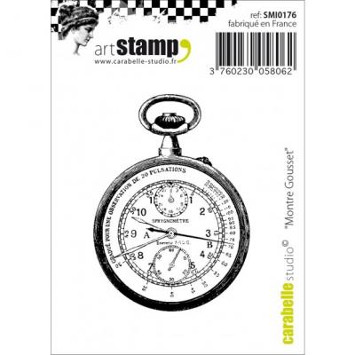 Carabelle Studio cling stamp mini montre gousset